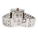 腕時計 アランシルベスタイン ALAIN SILBERSTEIN ペイブ GMT VG11 自動巻き メンズ ブラック 黒 デイト シースルーバック 角型 限定