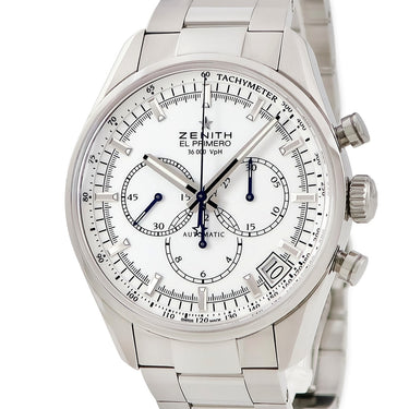腕時計 ゼニス ZENITH エル プリメロ 36000VPH クラシック 03.2080.400/01.M2040 自動巻き メンズ ホワイト クロノグラフ デイト