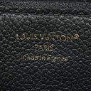 ルイヴィトン LOUIS VUITTON カードケース ポルト カルト レクト ヴェルソ M69421 ノワール モノグラムアンプラント コインケース ゴールド金具 黒 小銭入れ キーチェーン付き
