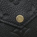 ルイヴィトン LOUIS VUITTON カードケース ポルト カルト レクト ヴェルソ M69421 ノワール モノグラムアンプラント コインケース ゴールド金具 黒 小銭入れ キーチェーン付き
