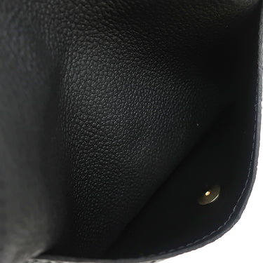 ルイヴィトン LOUIS VUITTON カードケース ポルト カルト レクト ヴェルソ M69421 ノワール モノグラムアンプラント コインケース ゴールド金具 黒 小銭入れ キーチェーン付き