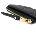 ルイヴィトン LOUIS VUITTON カードケース ポルト カルト レクト ヴェルソ M69421 ノワール モノグラムアンプラント コインケース ゴールド金具 黒 小銭入れ キーチェーン付き