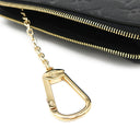 ルイヴィトン LOUIS VUITTON カードケース ポルト カルト レクト ヴェルソ M69421 ノワール モノグラムアンプラント コインケース ゴールド金具 黒 小銭入れ キーチェーン付き