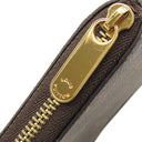 ルイヴィトン LOUIS VUITTON ジッピー コイン パース M60067 モノグラム モノグラムキャンバス コインケース ゴールド金具 茶 小銭入れ コンパクト財布