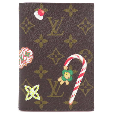 ルイヴィトン LOUIS VUITTON クーヴェルテュール パスポール NM M12219 モノグラム×キャンディレッド モノグラムキャンバス キャンディファクトリー パスポートケース ヴィヴィエンヌ ホリデー コレクション