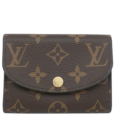 ルイヴィトン LOUIS VUITTON ポルトモネ ロザリ コインケース M41939 モノグラム×フューシャ モノグラムキャンバス コインケース ゴールド金具 茶 ミニウォレット