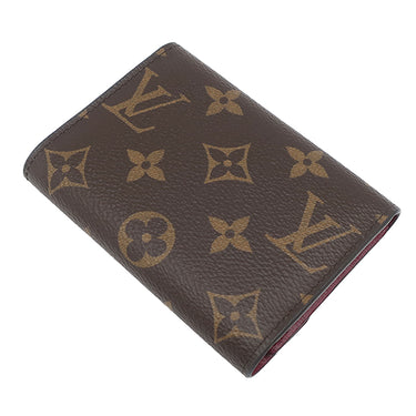 ルイヴィトン LOUIS VUITTON ポルトモネ ロザリ コインケース M41939 モノグラム×フューシャ モノグラムキャンバス コインケース ゴールド金具 茶 ミニウォレット