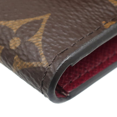 ルイヴィトン LOUIS VUITTON ポルトモネ ロザリ コインケース M41939 モノグラム×フューシャ モノグラムキャンバス コインケース ゴールド金具 茶 ミニウォレット