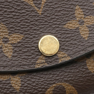 ルイヴィトン LOUIS VUITTON ポルトモネ ロザリ コインケース M41939 モノグラム×フューシャ モノグラムキャンバス コインケース ゴールド金具 茶 ミニウォレット