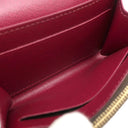 ルイヴィトン LOUIS VUITTON ポルトモネ ロザリ コインケース M41939 モノグラム×フューシャ モノグラムキャンバス コインケース ゴールド金具 茶 ミニウォレット