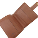 ルイヴィトン LOUIS VUITTON コンパクトジップ M61667 モノグラム モノグラムキャンバス 二つ折り財布 ゴールド金具 茶