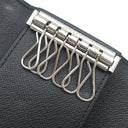 ルイヴィトン LOUIS VUITTON ミュルティクレ6 M82603 モノグラムエクリプス モノグラムキャンバス モノグラムエクリプス キーケース シルバー金具 黒 グレー 6連 6本
