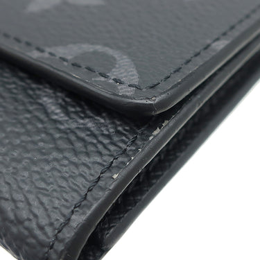 ルイヴィトン LOUIS VUITTON ミュルティクレ6 M82603 モノグラムエクリプス モノグラムキャンバス モノグラムエクリプス キーケース シルバー金具 黒 グレー 6連 6本