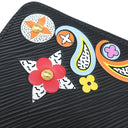 ルイヴィトン LOUIS VUITTON フラワー ジッピーウォレット M62296 ノワール エピレザー 長財布 ゴールド金具 黒 ラウンドファスナー