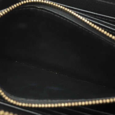 ルイヴィトン LOUIS VUITTON フラワー ジッピーウォレット M62296 ノワール エピレザー 長財布 ゴールド金具 黒 ラウンドファスナー