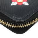 ルイヴィトン LOUIS VUITTON フラワー ジッピーウォレット M62296 ノワール エピレザー 長財布 ゴールド金具 黒 ラウンドファスナー