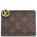 ルイヴィトン LOUIS VUITTON ポルトフォイユ リサ M82381 トニックオレンジ モノグラムキャンバス 二つ折り財布 ゴールド金具 茶 コンパクト