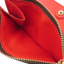 ルイヴィトン LOUIS VUITTON ポルトフォイユ リサ M82381 トニックオレンジ モノグラムキャンバス 二つ折り財布 ゴールド金具 茶 コンパクト