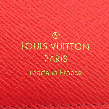 ルイヴィトン LOUIS VUITTON ポルトフォイユ リサ M82381 トニックオレンジ モノグラムキャンバス 二つ折り財布 ゴールド金具 茶 コンパクト