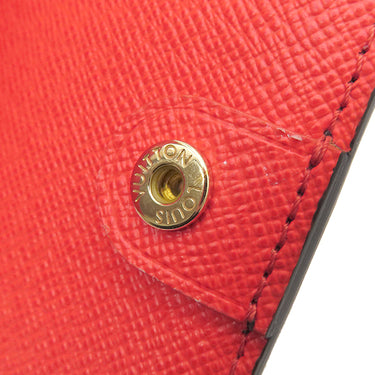 ルイヴィトン LOUIS VUITTON ポルトフォイユ リサ M82381 トニックオレンジ モノグラムキャンバス 二つ折り財布 ゴールド金具 茶 コンパクト