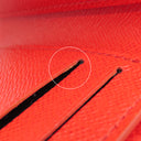 ルイヴィトン LOUIS VUITTON ポルトフォイユ リサ M82381 トニックオレンジ モノグラムキャンバス 二つ折り財布 ゴールド金具 茶 コンパクト