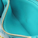 ルイヴィトン LOUIS VUITTON ポルトモネロザリ M14085 カビラブルー モノグラムアンプラント コインケース ゴールド金具 水色 LV × TM 村上隆コラボ