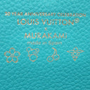 ルイヴィトン LOUIS VUITTON ポルトモネロザリ M14085 カビラブルー モノグラムアンプラント コインケース ゴールド金具 水色 LV × TM 村上隆コラボ