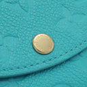 ルイヴィトン LOUIS VUITTON ポルトモネロザリ M14085 カビラブルー モノグラムアンプラント コインケース ゴールド金具 水色 LV × TM 村上隆コラボ