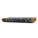 ルイヴィトン LOUIS VUITTON ポルトトレゾール インターナショナル M92658 ブラック×マルチカラー モノグラムマルチカラー 三つ折り財布 ゴールド金具 黒