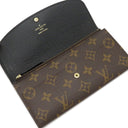 ルイヴィトン LOUIS VUITTON ポルトフォイユ エミリー M82157 モノグラム×モノグラムリバース モノグラムキャンバス モノグラムリバースキャンバス 長財布 ゴールド金具 茶