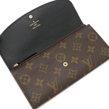 ルイヴィトン LOUIS VUITTON ポルトフォイユ エミリー M82157 モノグラム×モノグラムリバース モノグラムキャンバス モノグラムリバースキャンバス 長財布 ゴールド金具 茶