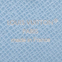 ルイヴィトン LOUIS VUITTON アンヴェロップ カルト ドゥ ヴィジット M14118 スカイブルー レザー タイガラマ カードケース シルバー金具 水色 名刺入れ 定期入れ