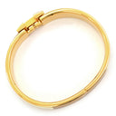 エルメス HERMES クリックH PM ホワイト×ゴールド GP エナメル ブレスレット Hブレス