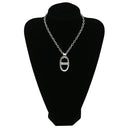 エルメス HERMES シェーヌダンクル レポンス TGM シルバー シルバー925 LG ネックレス スターリングシルバー