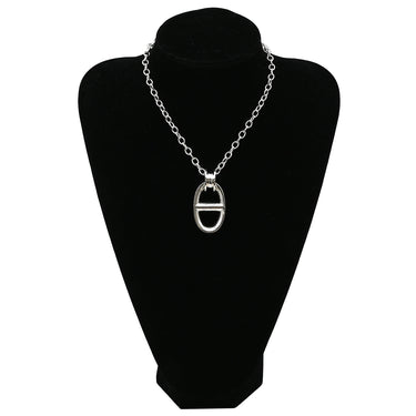 エルメス HERMES シェーヌダンクル レポンス TGM シルバー シルバー925 LG ネックレス スターリングシルバー