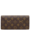 ルイヴィトン LOUIS VUITTON ポルトフォイユ ブラザ M66540 モノグラム モノグラムキャンバス 長財布 ゴールド金具 茶 二つ折り イニシャル刻印あり