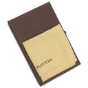 ルイヴィトン LOUIS VUITTON ポルトフォイユ ブラザ M66540 モノグラム モノグラムキャンバス 長財布 ゴールド金具 茶 二つ折り イニシャル刻印あり