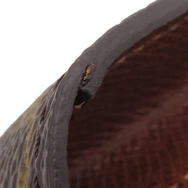 ルイヴィトン LOUIS VUITTON ポルトフォイユ ブラザ M66540 モノグラム モノグラムキャンバス 長財布 ゴールド金具 茶 二つ折り イニシャル刻印あり