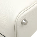 エルメス HERMES ピコタンロックPM ニューホワイト トリヨンクレマンス ハンドバッグ シルバー金具 新品 未使用 白