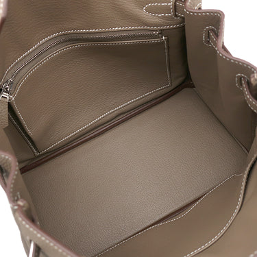 エルメス HERMES バーキン25 エトゥープ トゴ ハンドバッグ シルバー金具 新品 未使用 グレージュ