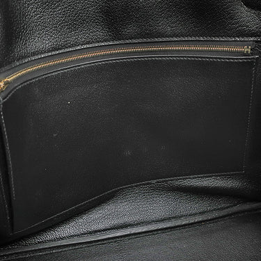 エルメス HERMES バーキン35 ブラック トゴ ハンドバッグ マットゴールド金具 黒