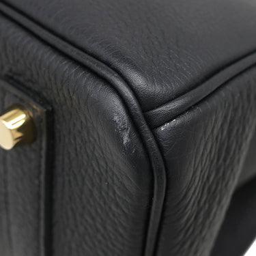 エルメス HERMES バーキン35 ブラック トゴ ハンドバッグ マットゴールド金具 黒