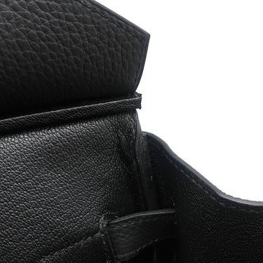 エルメス HERMES バーキン35 ブラック トゴ ハンドバッグ マットゴールド金具 黒