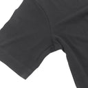 エルメス HERMES H刺繍 Tシャツ ブラック コットン 14039 半袖Ｔシャツ 黒