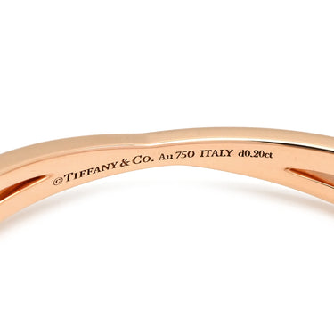 ティファニー Tiffany & Co アトラス Ｘ ナローブレス ローズゴールド K18PG ダイヤモンド ブレスレット ピンクゴールド 750AU 18K PG