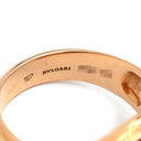 ブルガリ BVLGARI セルペンティ ピンクゴールド K18PG ダイヤモンド ルベライト リング 指輪 750Au 18K スネーク ダイヤ 14号