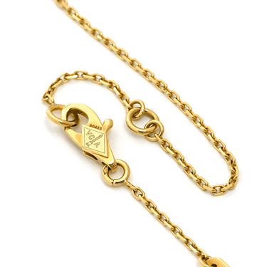 ヴァンクリーフアーペル Van Cleef & Arpels スウィート アルハンブラ ペンダント VCARF69100 パールホワイトXイエローゴールド K18YG マザーオブパール ネックレス 白 Au750 18K