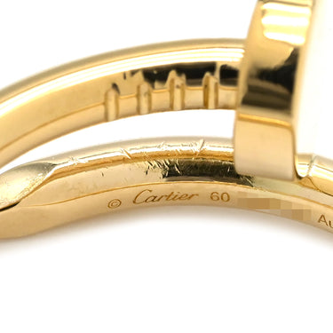 カルティエ Cartier ジュストアンクル イエローゴールド K18YG #60(JP20) リング 指輪 750 18K JUSTE UN CLOU 20号