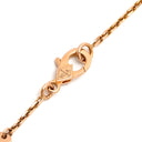 ヴァンクリーフアーペル Van Cleef & Arpels ヴィンテージ アルハンブラ ペンダント VCARPOMV00 ブラウンXローズゴールド K18PG ダイヤモンド ブルズアイ ネックレス Au750 2017年ホリデー