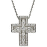 ダミアーニ DAMIANI ベルエポック S ホワイトゴールド K18WG ダイヤモンド ネックレス ペンダント Au750 18K 18金 クロス 十字架